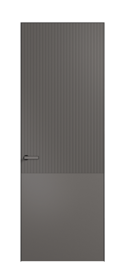 Дверь межкомнатная Velvet 8205 Матовый классический серый. Скрытый короб Черный Цена 60029 . Фабрика дверей Волховец 8 (800) 551 43 19 Межкомнатная дверь Velvet 8205 Матовый классический серый. Цена 60029 | Volhovec