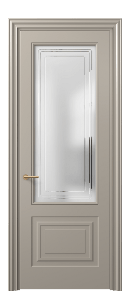 Дверь межкомнатная Mascot 8452 Матовый бисквитный Сатинированное стекло с гравировкой "Грани", триплекс Фигурный наличник МБСК Цена 81799 ₽ Наличники уже входят в базовый комплект. Фабрика дверей Волховец 8 (800) 551 43 19 Межкомнатная дверь Mascot 8452 Матовый бисквитный Сатинированное стекло с гравировкой "Грани", триплекс Цена 81799 ₽ | Volhovec