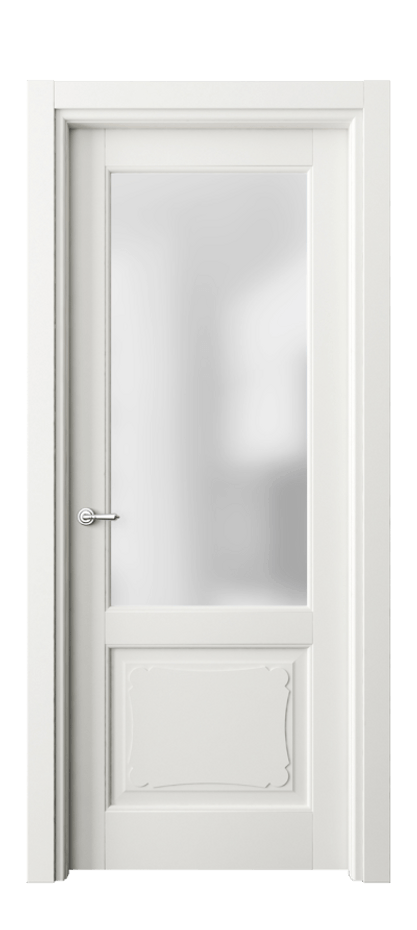 Межкомнатная дверь Toscana Elegante 6322 Бук серый Сатинированное стекло Цена 97399 ₽ | Volhovec