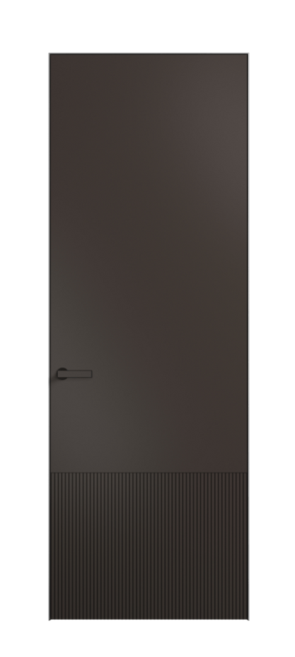 Межкомнатная дверь Velvet 8202 Матовый антрацит. Цена 60029  | Volhovec