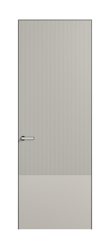 Дверь межкомнатная Velvet АКП 8203 Матовый облачно-серый. Скрытый короб Черный Цена 65529 . Фабрика дверей Волховец 8 (800) 551 43 19 Межкомнатная дверь Velvet АКП 8203 Матовый облачно-серый. Цена 65529 | Volhovec