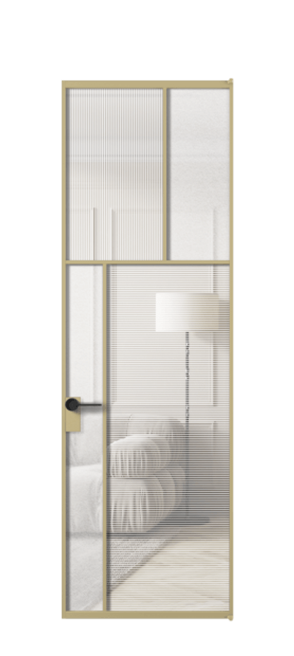 Межкомнатная дверь Мозаик АЛПЛ041.22  Рифлёное стекло "Дюна", триплекс, 6 мм + Фактурное стекло "Лёд", триплекс Цена 201040 ₽ | Volhovec