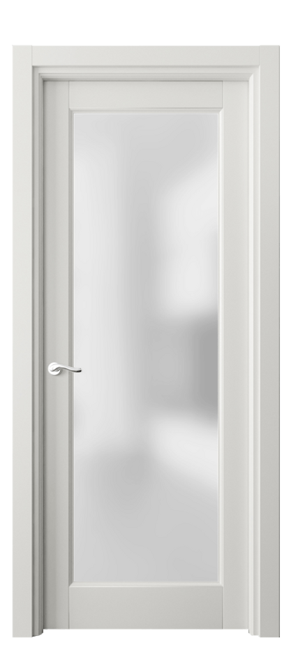 Межкомнатная дверь Лигнум 0700 Матовый серый Сатинированное стекло Цена 103950  | Volhovec