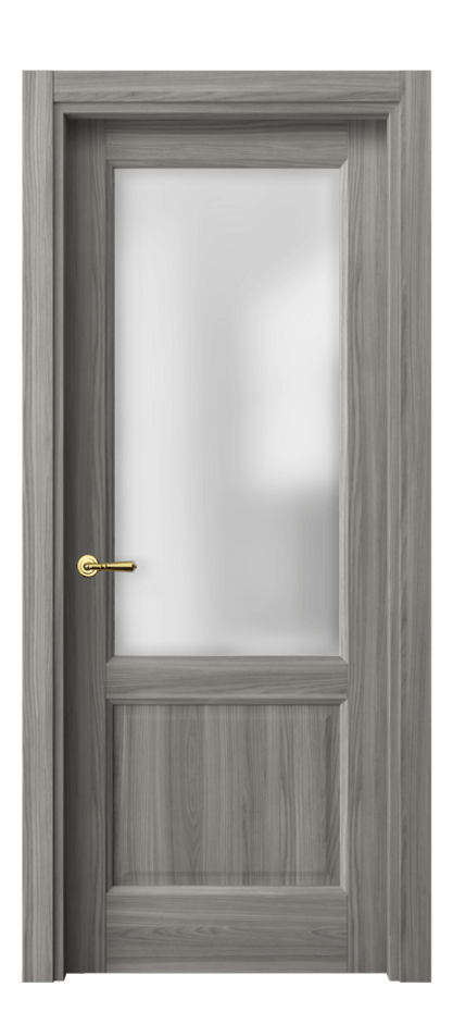 Межкомнатная дверь Галант 1422 Имбирный ясень Сатинированное стекло Цена 31579 ₽ | Volhovec