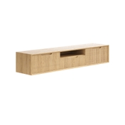 ТВ тумба подвесная Velvet дуб соломенный матовый