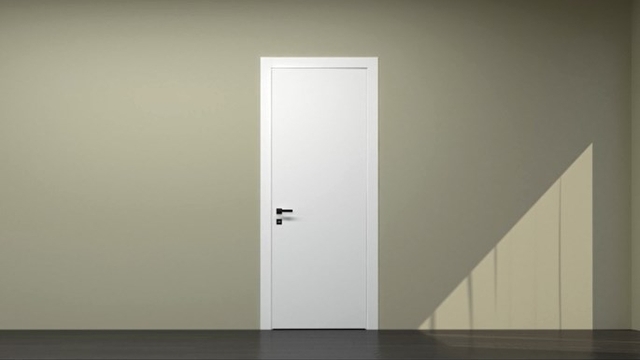 Монтаж распашной двери