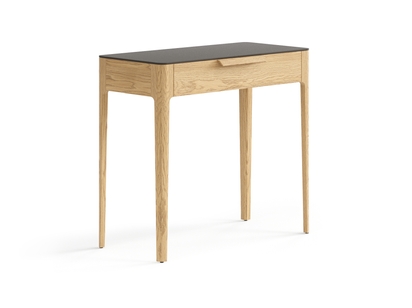 Мебель Консоль Piega 1 ящик. Цвет Дуб соломенный матовый. Материал Массив дуба матовый. Коллекция Консоль Piega 1 ящик. Картинка.