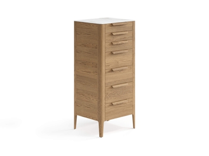 Мебель Комод Piega 7 ящиков. Цвет Дуб мускатный матовый. Материал Массив дуба матовый. Коллекция Комод Piega 7 ящиков. Картинка.