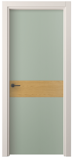 Дверь межкомнатная 4221 ПЭСО. Цвет ПЭТ светло-оливковый. Материал ПЭТ. Коллекция Фридом. Картинка.