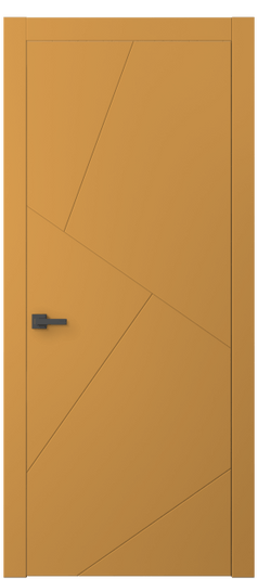 Дверь межкомнатная 8058 Пастельно-жёлтый RAL 1034. Цвет RAL Пастельно-жёлтый RAL 1034. Материал Гладкая эмаль. Коллекция Линия. Картинка.