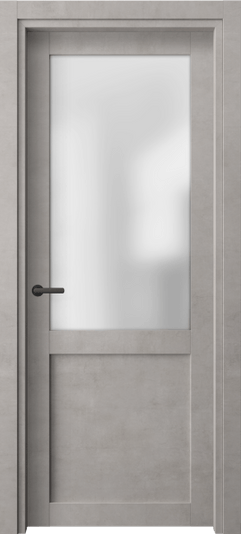 Дверь межкомнатная 2122 ЛСЕ САТ. Цвет Леон серебро. Материал Технофойл Ламинатин. Коллекция Нео. Картинка.
