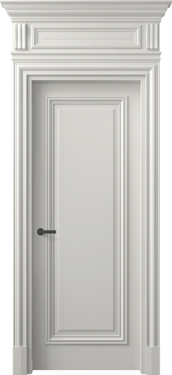 Дверь межкомнатная 7301 МСР . Цвет Матовый серый. Материал Гладкая эмаль. Коллекция Антик. Картинка.