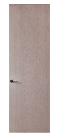 Дверь межкомнатная 0010 АКП ДДМ. Цвет Дуб дымчатый. Материал Шпон ценных пород. Коллекция Planum Pro. Картинка.