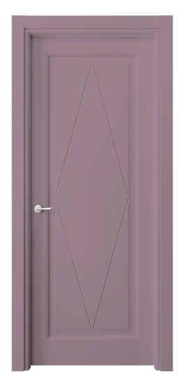 Дверь межкомнатная 6341 Пастельно-фиолетовый RAL 4009. Цвет RAL Пастельно-фиолетовый RAL 4009. Материал Массив бука эмаль. Коллекция Toscana Rombo. Картинка.