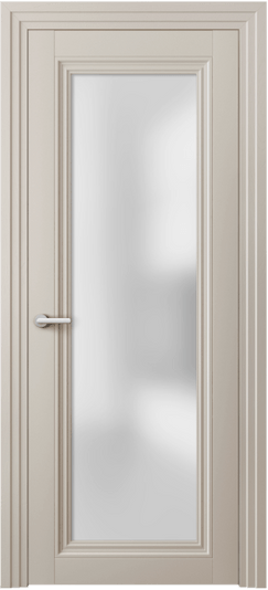 Дверь межкомнатная 2502 МСБЖ САТ. Цвет Матовый светло-бежевый. Материал Гладкая эмаль. Коллекция Центро. Картинка.