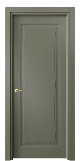 Дверь межкомнатная 6321 МОТ. Цвет Матовый оливковый тёмный. Материал Гладкая эмаль. Коллекция Тоскана Элегантэ. Картинка.