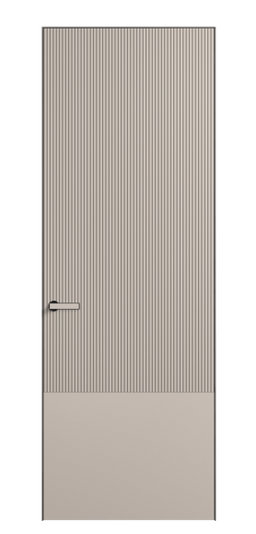 Дверь межкомнатная 8203 МСБЖ. Цвет Матовый светло-бежевый. Материал Гладкая эмаль. Коллекция Velvet. Картинка.
