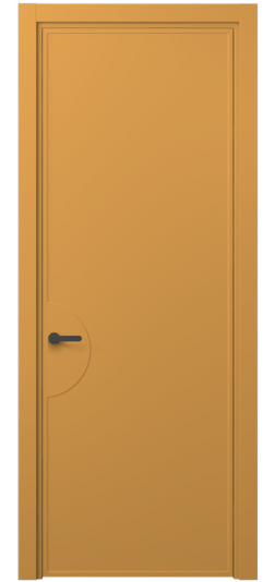 Дверь межкомнатная 8604 Пастельно-жёлтый RAL 1034. Цвет RAL Пастельно-жёлтый RAL 1034. Материал Гладкая эмаль. Коллекция Frame. Картинка.