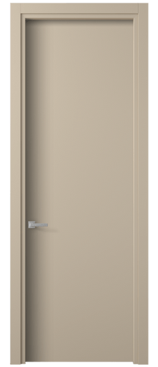 Дверь межкомнатная 0010 ПЭСБ. Цвет ПЭТ светло-бежевый. Материал ПЭТ. Коллекция Planum. Картинка.