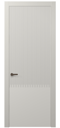 Дверь межкомнатная АКП 8627 МТСР. Цвет Матовый тёплый серый. Материал Гладкая эмаль. Коллекция Dune. Картинка.