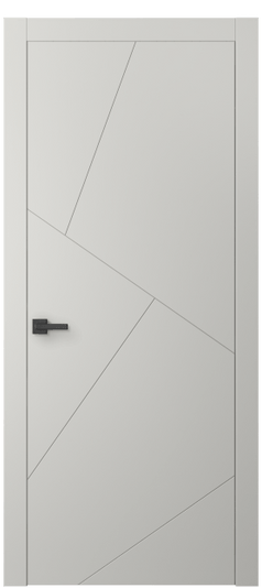 Дверь межкомнатная АКП 8058 МСР Матовый серый. Цвет Матовый серый. Материал Гладкая эмаль. Коллекция Линия. Картинка.