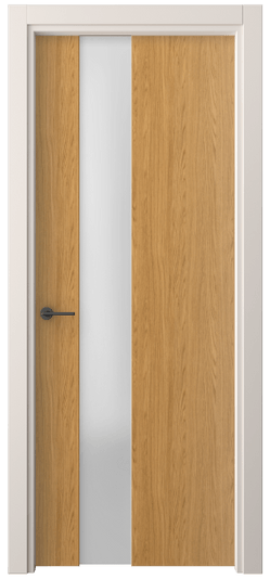 Дверь межкомнатная 4224 ВНД САТ. Цвет Ванильный дуб. Материал Ламинатин. Коллекция Freedom. Картинка.