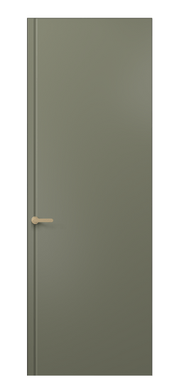 Дверь межкомнатная 8644 МОТ . Цвет Матовый оливковый тёмный. Материал Гладкая эмаль. Коллекция Alba. Картинка.
