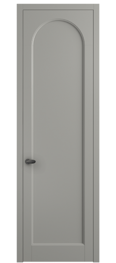 Дверь межкомнатная 6803 МНСР. Цвет Матовый нейтральный серый. Материал Гладкая эмаль. Коллекция Palazzo. Картинка.