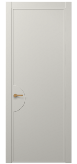 Дверь межкомнатная АКП 8604 МТСР. Цвет Матовый тёплый серый. Материал Гладкая эмаль. Коллекция Frame. Картинка.