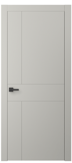 Дверь межкомнатная АКП 8056 МТСР. Цвет Матовый тёплый серый. Материал Гладкая эмаль. Коллекция Linea. Картинка.