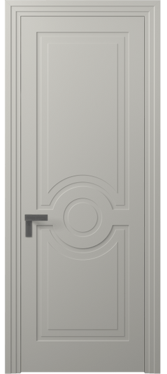 Дверь межкомнатная АКП 8361 МТСР. Цвет Матовый тёплый серый. Материал Гладкая эмаль. Коллекция Рокка. Картинка.