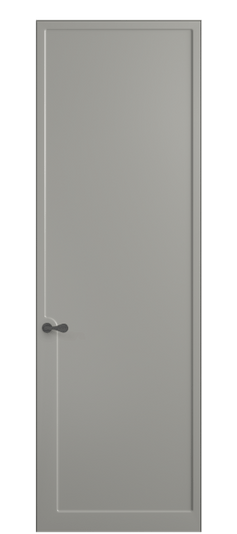 Дверь межкомнатная 7502 МНСР. Цвет Матовый нейтральный серый. Материал Гладкая эмаль. Коллекция Softform. Картинка.