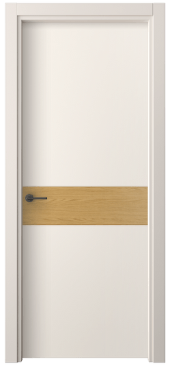 Дверь межкомнатная 4221 ПЭКБ. Цвет ПЭТ кремово-белый. Материал ПЭТ. Коллекция Freedom. Картинка.
