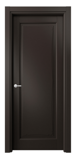 Дверь межкомнатная 6321 МАН . Цвет Матовый антрацит. Материал Гладкая эмаль. Коллекция Тоскана Элегантэ. Картинка.