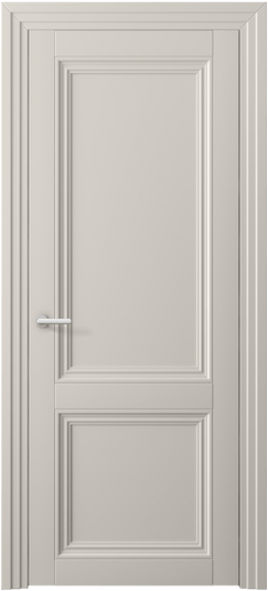 Дверь межкомнатная 2523 ПЭСС. Цвет ПЭТ светло-серый. Материал ПЭТ. Коллекция Centro. Картинка.
