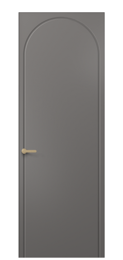 Дверь межкомнатная АКП 8647 МКЛС. Цвет Матовый классический серый. Материал Гладкая эмаль. Коллекция Alba. Картинка.