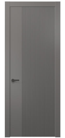 Дверь межкомнатная 8623 МКЛС . Цвет Матовый классический серый. Материал Гладкая эмаль. Коллекция Dune. Картинка.