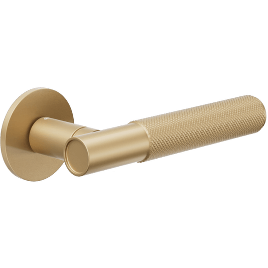 Ручки для дверей Ручка дверная Блэнд АГ. Цвет Золото. Коллекция Блэнд АГ. Картинка.