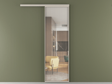 Перегородка Formato вдоль стены 1 створка