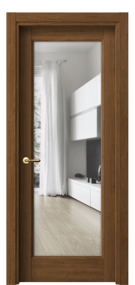 Дверь межкомнатная 1402 ЛОР ПРОЗ. Цвет Лесной орех. Материал Ламинатин. Коллекция Галант. Картинка.