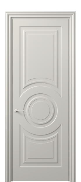 Дверь межкомнатная 8461 МОС. Цвет Матовый облачно-серый. Материал Гладкая эмаль. Коллекция Маскот. Картинка.